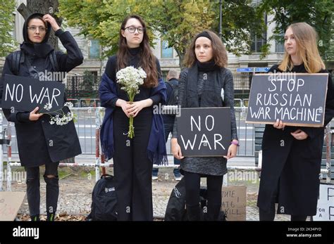 Berlin Deutschland September Frauen In Schwarz