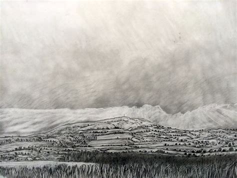 The Brown Clee Shropshire Original Artwork Sold Giclee Prints