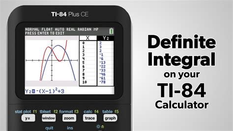 TI 84 Plus How To Calculate A Definite Integral YouTube