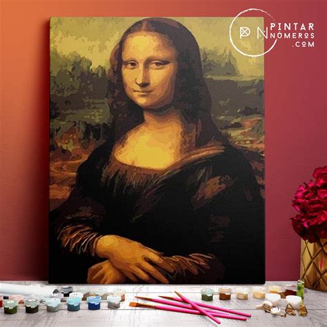 Cuadro Mona Lisa De Leonardo Da Vinci Pintar Números® Pintar Números®