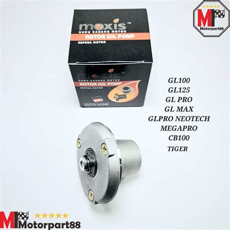 Jual ROTOR GIGI POMPA OLI ASSY GL100 GL125 NEOTECH TIGER GL PRO CDI