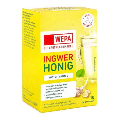 Wepa Ingwer Honig Vitamin C Pulver X G G Nstig Bei Apo