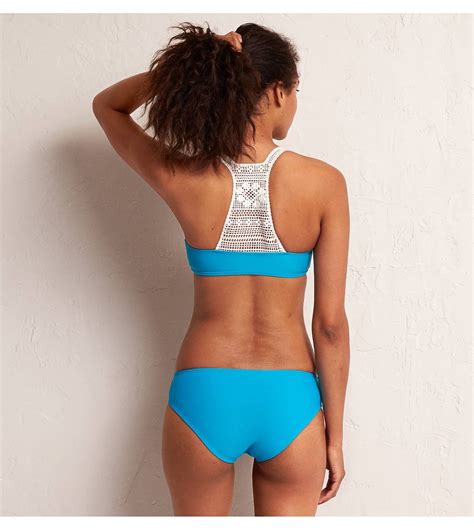 Aerie Scoop Bikini Top Turquoise Aerie For American Eagle Bikinis