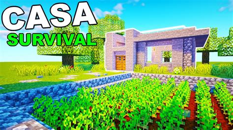 Como Hacer Una 💚casa De Piedra Para Survival En Minecraft 2021💚 Fácil Y Rápido Youtube