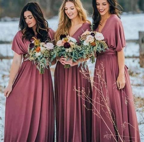 NEW Colorrosewood Bridesmaid Dress/long Rust Dress/ Convertible Dress / Infinity Dress/ Multiway ...