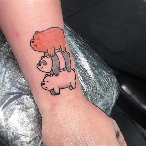 Bears Tattoo Chicago Bears Tattoo We Bare Bears Tattoo Care Bears