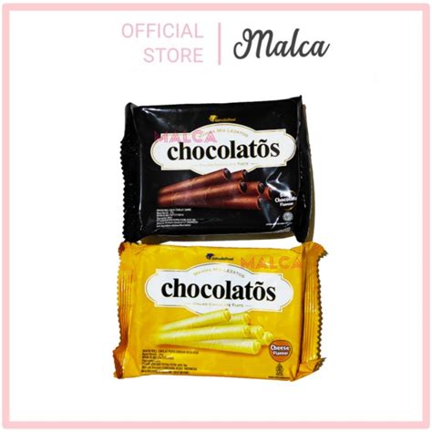 Jual Chocolatos Wafer Roll Stick Coklat Keju 24 Gram Shopee Indonesia