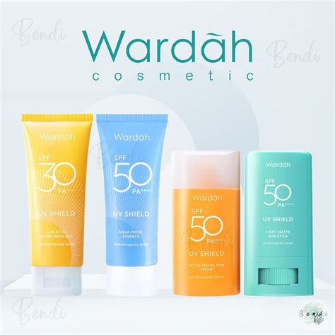 Jual Wardah Uv Shield Spf And Spf Pa Essential Sunscreen Gel