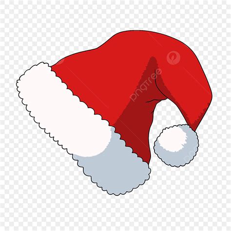 Santa Claus Clipart Hd Png Hand Drawn Santa Claus Red Hat Santa