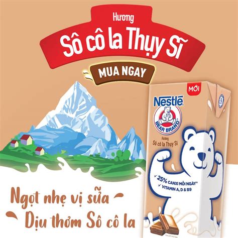 Nestlé Vietnam Launches Bear Brand Swiss Chocolate Flavour Mini Me