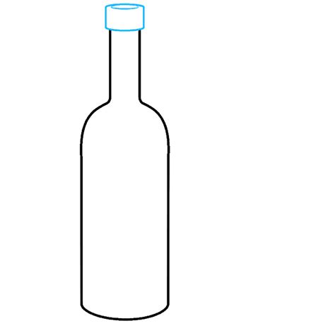 How To Draw A Wine Bottle Really Easy Drawing Tutorial