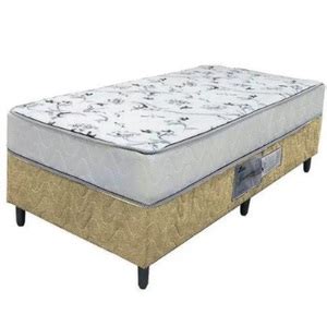 Cama Box Conjugado Spring Molas Gardênia Solteiro 088x188 Leroy Merlin