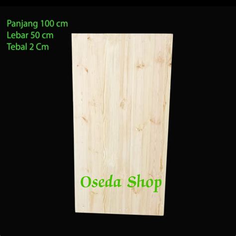 Jual Papan Ambalan Kayu Jati Belanda 100x50x2cm Jakarta Barat Oseda