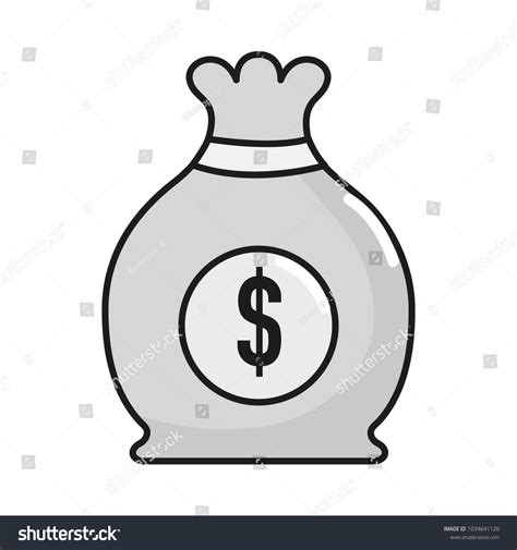 Money Bag Design Stock Vector Royalty Free 1034641120 Shutterstock