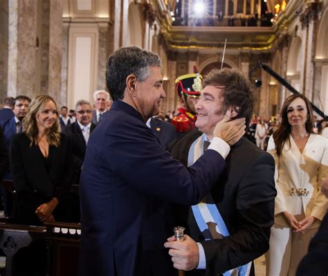 El Presidente Javier Milei Termin La Jornada En El Teatro Col N Y