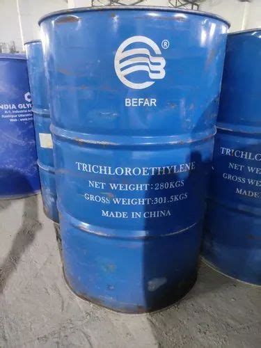 Liquid Trichloroethylene Packaging Type Ms Drum Packaging Size