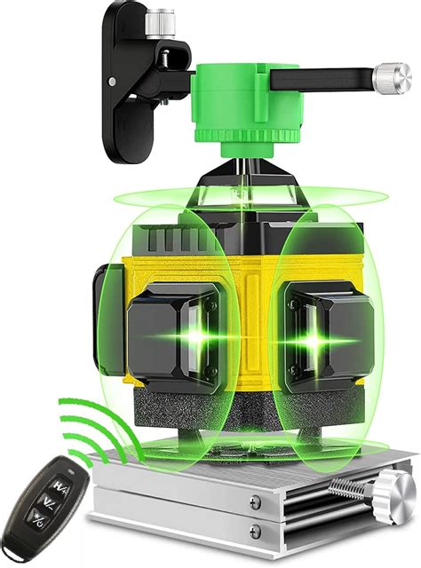 Nivel láser 4D Green Line Autonivelante 16 líneas 360 grados de haz