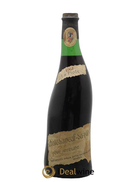 Buy Châteauneuf du Pape La Fiole Pere Anselme 1967 lot B2251983 4807