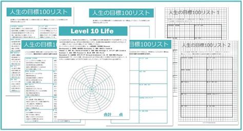 夢見るような人生を送るための「人生の目標100リスト」 ライフコーチ有賀透子 人生の目標 手帳術 お掃除スケジュール