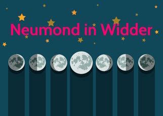 Neumond In Widder RAUM PUNKT ZEIT