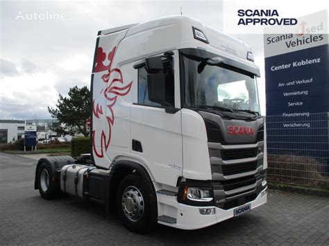 Scania R450 NA HIGHLINE 2x TANKs SCR ONLY ACC Sattelzugmaschine