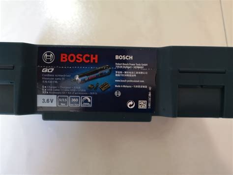 Bosch Go Mini Electrical Screwdriver V Lithium Ion Battery