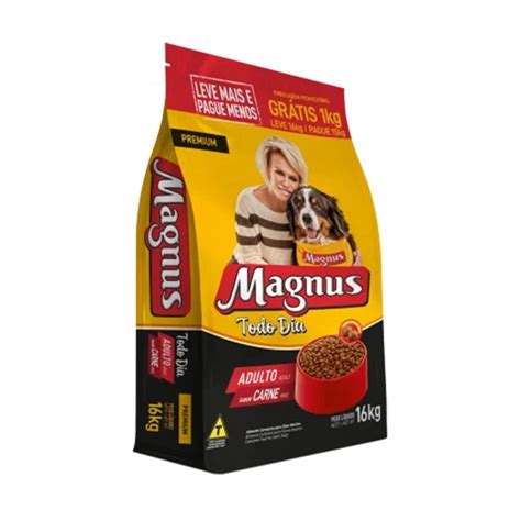 MAGNUS CAES TODO DIA ADULTO CARNE MINI PQ 16KG GTIN EAN UPC