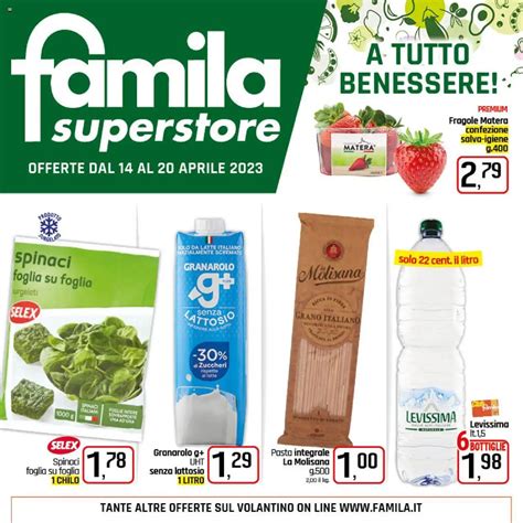 Volantino Famila Superstore Offerte Dal 14 04 Al 20 04 2023