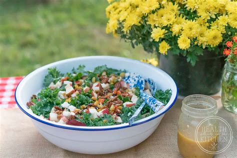 Autumn Harvest Salad With Maple Dijon Dressing Health Starts In The Kitchen