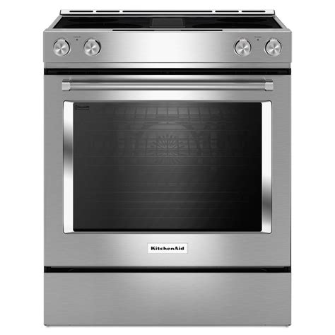 Kitchenaid Kseg950ess 64 Cu Ft 4 Element Downdraft Electric Slide In