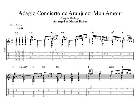 Adagio Concierto De Aranjuez Joaqu N Rodrigo Fingerstyle Marcos Kaiser