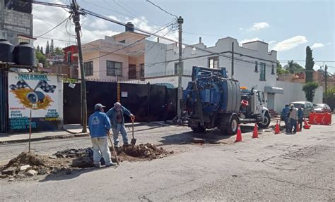 Pone en marcha SAPAC obra de sustitución de drenaje en Lomas de Cortés