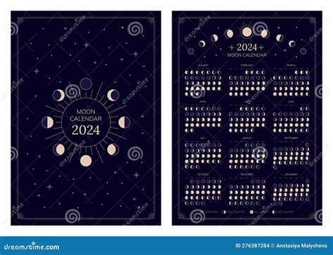 Calendario Lunare 2024 Annuale Hilde Laryssa