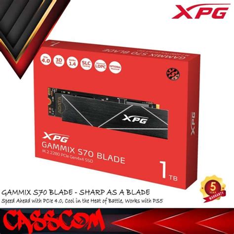 Jual Adata Ssd Xpg Gammix S Blade Tb Pcie Gen X M Tb Nvme