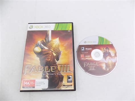 Mint Disc Xbox 360 Fable Iii 3 Limited Collectors Edition No Manual Free Postage Starboard