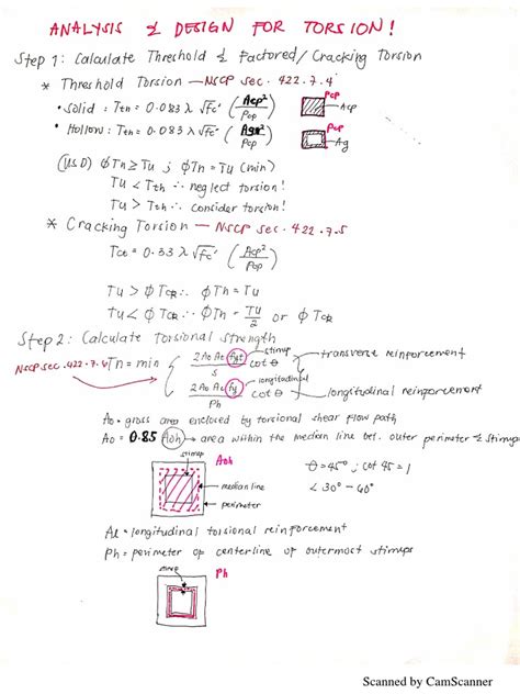 Design For Torsion | PDF