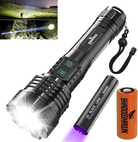 Shadowhawk Taschenlampe Led Aufladbar Extrem Hell Lumen