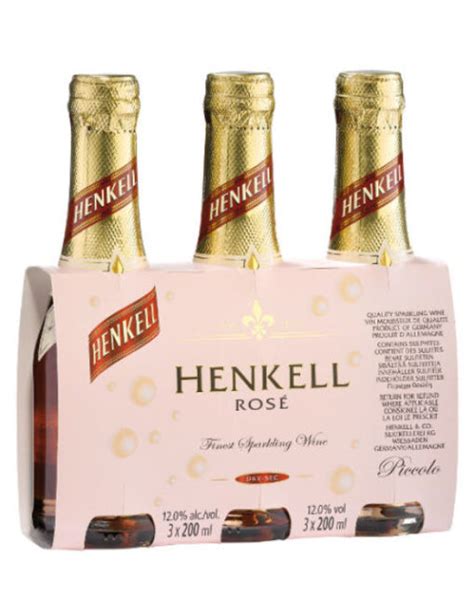 Henkell Trocken Rose Sparkling Wine 3x200ml Villa Market