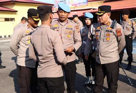 Cegah Pelanggaran Kapolres Sabang Cek Sikap Tampang Dan Kelengkapan