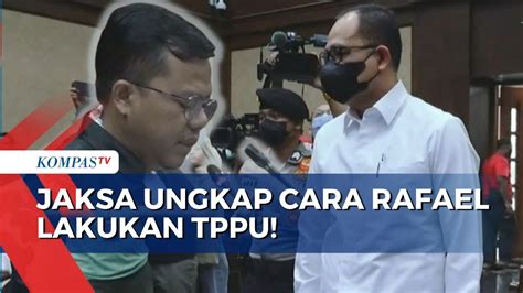 Bacakan Dakwaan Jaksa Ungkap Rafael Dirikan Perusahaan Konsultan Untuk