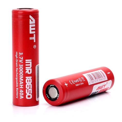 AWT 18650 3000MAH 40A Battery Vaping Wizard