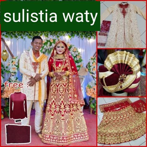 Jual BAJU PENGANTIN BRIDAL INDIA COUPLE BAJU PENGANTIN TURKI MODERN