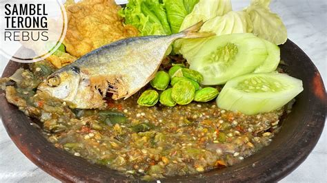 RESEP SAMBEL TERONG REBUS ENAK BANGETTT YouTube