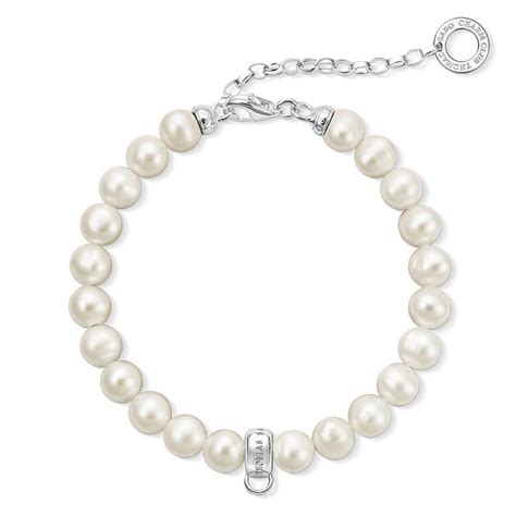 Charm Perlenarmband X0225 082 14 THOMAS SABO Pearl Charm Bracelet