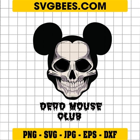 Mickey Minnie Skeleton SVG