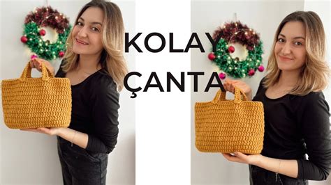 Ti Kolay Anta Rg Anta Nasil Yapilir Diy Crochetbag Youtube