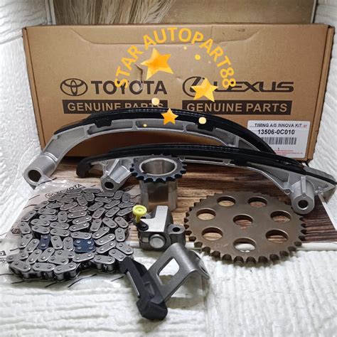 Timing Chain Kit Rantai Keteng Set Toyota Innova Hilux Fortuner