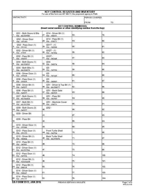 703rd Fsc Da Form 5513 Pdf