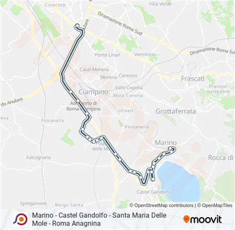 Linea Cotral Orari Fermate E Mappe Marino Piazza Matteottiroma