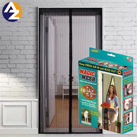 AZ Anti Mosquito Insect Fly Bug Curtains Magnetic Net Mesh Automatic